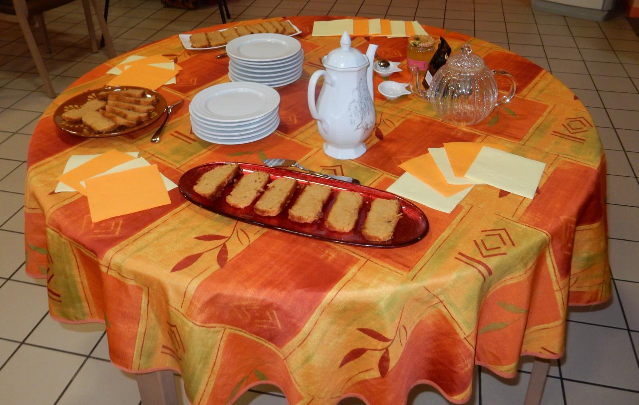 Table de dégustation